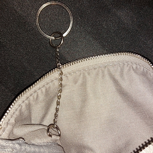 Indigo Small Metallic Faux Leather Pouch - Picture 4 of 4